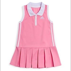 Adidas Girls Sleeveless Polo Shirt Dress - (size 6x)